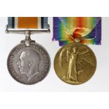 BWM & Victory Medal to 33041 Pte W A Briers The Queens. (2)