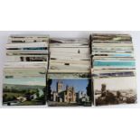 GB topographical postcards range inc RPs, animated street scenes etc, much better noted (approx