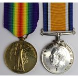 BWM & Victory Medal to 3-9677 Pte J Gardner Durham L.I. Killed In Action 3/12/1917 with the 14th Bn.