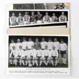 Football postcards inc west Bromwich 1967/8, Portsmouth 1948-9, Tottenham, etc. (6)