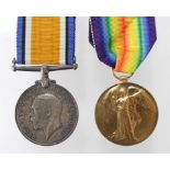 BWM & Victory Medal named Pte D C Briell 1st S.A.I. Believed to be 16564 Pte David Clement Briell