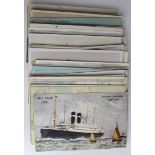 Shipping, liners, ferries, mail boats, etc, good mixture   (approx 57 cards)