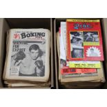 Boxing News - a vast collection of late 1960's, early 1970's issues, plus a few programmes. (2