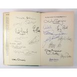 Manchester City Football Book No 2, hand signed on the inside pages by 18 players etc (1971) inc Joe