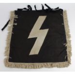 WW2 Style Hitler Youth Deutsches Jungvolk (Young People) Trumpet Banner. The "DJ" were made up of