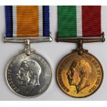 BWM & Mercantile Marine Medal to James W. Staines. Born Sunderland. (2)
