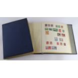 British Commonwealth mix in blue stockbook and dark blue album, UM , Mint and Used with likewise for