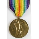 Victory Medal named 2378 A.Cpl J Emmerson Suffolk Regt. Killed In Action 22/3/1918 with 1st Bn