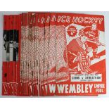 Ice Hockey Wembley Lions c1959-67 (approx 21)