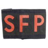 WW2 Street Fire Party Arm Band
