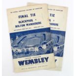 FA Cup Final - Blackpool v Bolton Wanderers 2nd May 1953. (2)