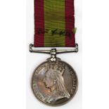 Afghanistan Medal 1881 no clasp, named (688 Pte L Fickling 1/5th Fusiliers). Northumberland