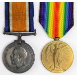 BWM & Victory Medal to 115073 Gnr R Graham RA. Entitled to the Silver War Badge. Born Sunderland. (