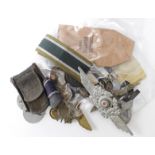 German collection of WW1 and WW2 badges, cloth and metal, medal/medallion, etc. (19 items)