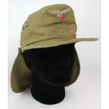 WW2 Style Luftwaffe (Africa Corps) Overseas Cap. Most likely a locally made lightweight variant with