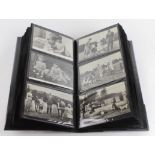 Royalty, suede photo album containing selection of Elizabeth II & family   (approx 163 cards)