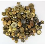 Buttons - mixed - mostly Military - (120 approx)
