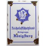 German WW2 RLB enamel plaque.