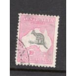 Australia 1932 10s stamp, SG.136, good used some close perfs, cat £150