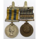 Korea EIIR medal and UN Korea mounted as worn 22215532 Sgt J S Bell RAEC a scarce unit, toned