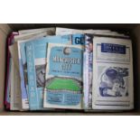 Manchester City programmes c1946-1994 (approx 292) inc single sheets, reserve games etc