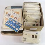 Scandinavian Stamps: Large duplicated lot of Scandinavian Christmas seals in blocks and sheets+