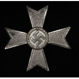 German WW2 War Merit Cross Ist class without swords in its fitted case.