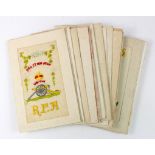 Silks, nice collection, including Regimental & Woven  (approx 18 cards)