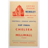 Chelsea v Millwall F/L South Cup Final at Wembley 7th April 1945