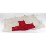 WW2 Style German Field Dressing Station Red Cross Flag. Heer marked and dated 1939. Size 70 x 72cm