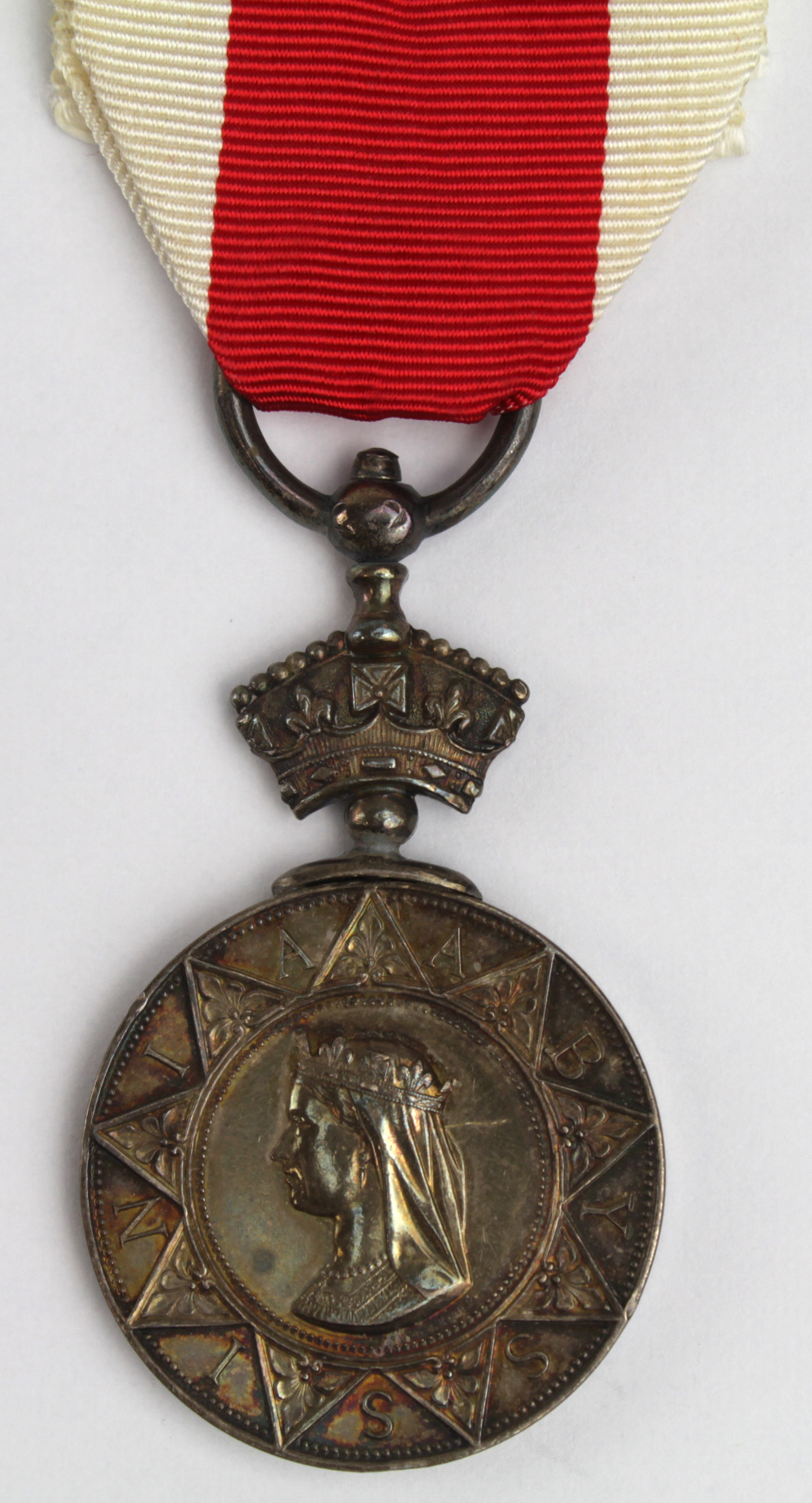 Abyssinia Medal 1869 named (J J Carr AB HMS Octavia). Comes with copy medal roll.