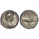 Hadrian, Roman colonial bronze of Egypt, Alexandria, of c. 24mm., obverse:- Laureate and draped