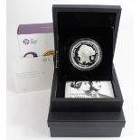 Ten Pounds 2019 (5oz silver) "Birth of Victoria" Proof FDC boxed as issued