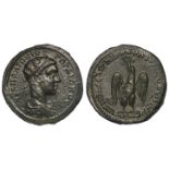 Gordian III Roman colonial bronze of Moesia Inferior, Nicopolis ad Istrum of c.26mm., obverse:-