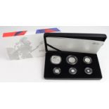 Britannia Silver Proof six coin set 2017 FDC boxed as issued