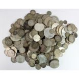 World Silver coins (approx 1.7Kg) mixed Countries / grades / denominations