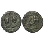 Gordian III and Tranquillina Roman colonial bronze of c.26mm., of Moesia Inferior, Marcianopolis,