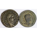 Philip I colonial bronze of Samusata, Commagene, Syria of c.28mm., obverse:- Laureate, draped and