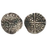 Edward I Halfpenny Berwick-on-Tweed Mint S.1438, toned F-GF, a couple of weak patches on legend.