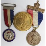 British Commemorative Medals (3) Edward VIII base metal issues.