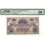 Scotland, Clydesdale Bank 1 Pound dated 3rd September 1947, signed John Campbell & John Pairman,