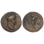 Nero, copper as, Lugdunum Mint 66 A.D., reverse legend:- GENIO AVGVSTI S C, Genius of the Emperor