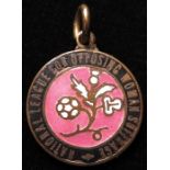 Suffragette related medal, National League for opposing Woman Suffrage brass & enamel medal/fob