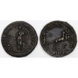 Faustina Junior Roman colonial bronze of c.22mm., reverse:- Homonoia standing front, head left,