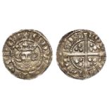 Edward I silver farthing, Class 2, reverse reading LONDONIENSIS, Spink 1444, found Suffolk 1992