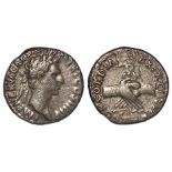 Nerva silver denarius, Rome Mint Sept.-Dec. 96 A.D., reverse:- Clasped right hands, holding