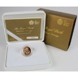 Sovereign 2013 "Royal Birth" struck on 22nd July 2013. BU boxed with certificate