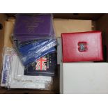 GB Royal Mint Proof Sets (16) a mixture of flat packs, standard and deluxe, plus 7x BU sets.