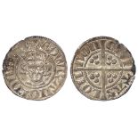 Edward I Penny, London Mint, S.1383, Class 1d, unbarred N's, VF-GVF