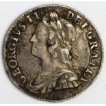 Maundy Penny 1756 toned GVF